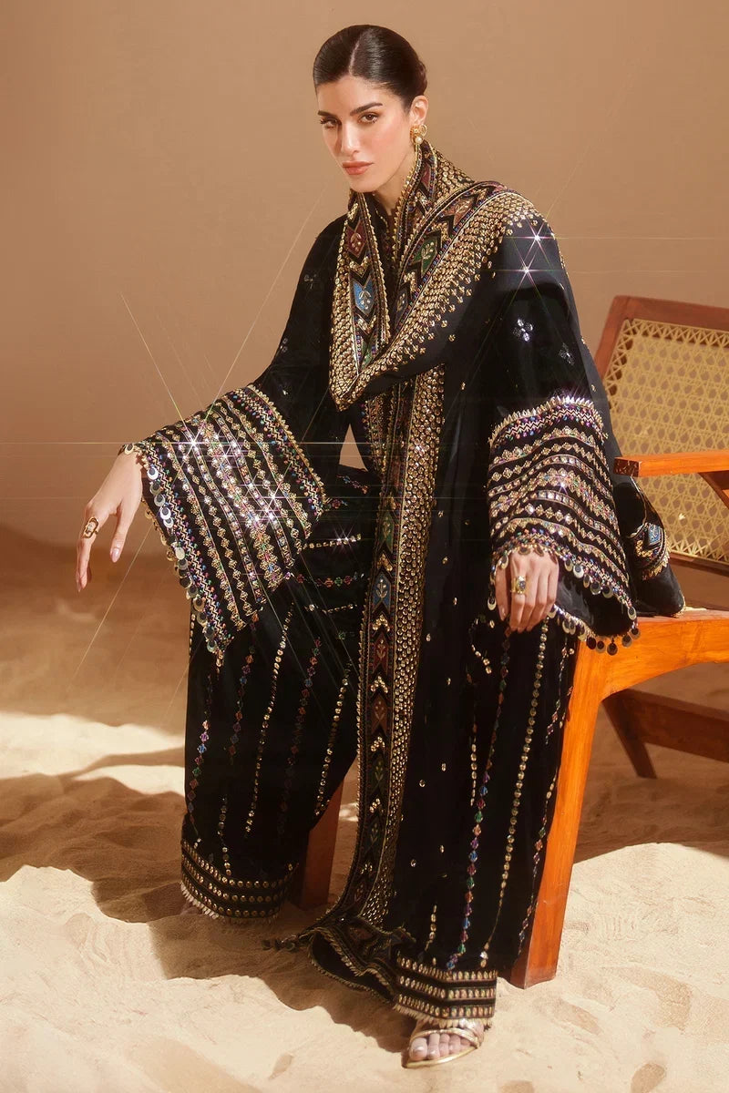 Luxury Velvet Unstitched - Chiffon Dupatta