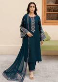 LM-585  3 Piece - Unstitched Fully Embroidered Dhanak Fabric