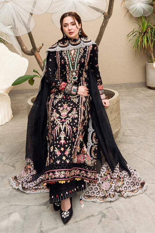 3 Piece - Unstitched Fully Embroidered Lawn Fabric QL-2655