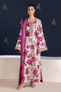 BQ 234- UNSTITCHED - 3 Piece Digital Printed Lawn Fabric With Lawn Dupatta